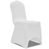 fundas elasticas para sillas blancas 100 unidades vidaxl