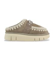 mou para mujer mufw531001a zuecos de piel bounce marron verdoso 40 3 a 5cm ninguno casual