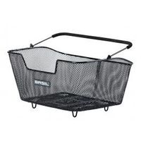 basil cesto con asa trasero base m multi system acero negro 43x35x24