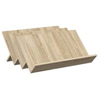 estante estanteria de revistas con estante estanteria roble sonoma 65 x 53 x 285 cm