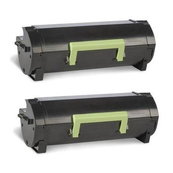 Compatible Multipack Lexmark MS410dn Printer Toner Cartridges (2 Pack) -50F0XA0