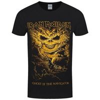 iron maiden camiseta manga larga ghost of the navigator para mujer