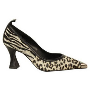 Ezzio Deportivas Moda zapato salon piel print animal para mujer
