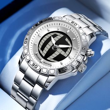 Reloj de lujo para hombre de negocios, reloj digital, resistente al agua, luminoso, deportivo, LED, de cuarzo, con calendario, reloj para hombre.