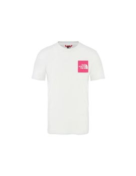 Camiseta The North Face Fine blanco/rosa Hombre