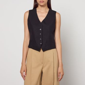Weekend Max Mara Pace Woven Waistcoat - UK 14