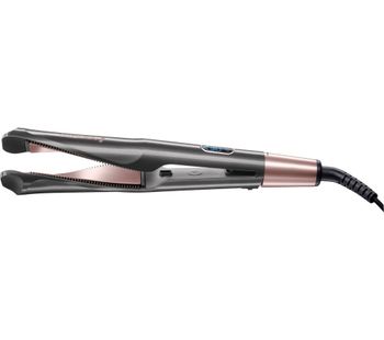 Curl & Straight Confidence S6606 Hair Straightener - Grey & Pink, Grey