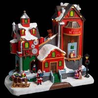 aldea luminosa fabrica de regalos 22 led h275cm musical