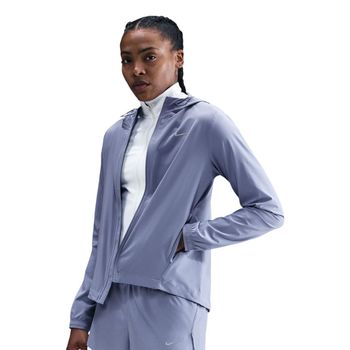 Nike Swift Chaqueta para correr Mujeres - azul-gris, plateado