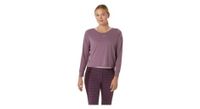 maillot de manga larga para mujer asics nagino run violeta rosa