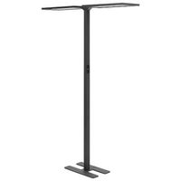 lampara de pie led de metal negro 197 cm 2 puntos sensor movimiento sculptor