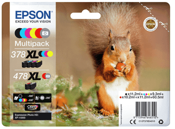 MULTIPACK 6 COLOURS 478XL PHOTO