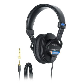 Auriculares Sony MDR7506 con cable Conectividad Jack para estudio y escenario negros