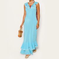 rixo latisha lace-trimmed crepe de chine dress - uk 10