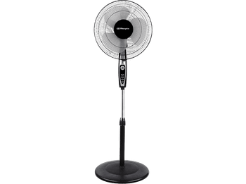 Ventilador de pie - Orbegozo SF0148, 50W, 3 velocidades, Rejilla seguridad
