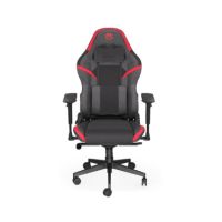 silla endorfy scrim rd black-red ajuste angulo 90-150 soporte 120kg cuero pu