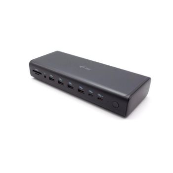 Estación de acoplamiento i-tec CA6MONITORDOCKPD 6 monitores 140 W USB-C Negro