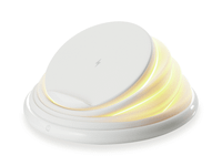 cargador inhalambrico conceptronic gorgon02w qi 10w soporte plegable de silicio color blanco