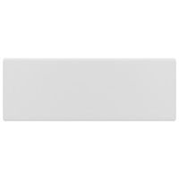 lavabo de bano moderno  lavabo cuadrado rebosadero ceramica blanco mate 41x41 cm