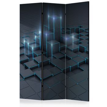 Biombo - Black City (135x172 Cm)