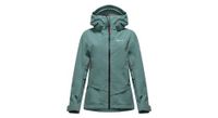 chaqueta impermeable salewa ortles gore tex 3l verde para mujer
