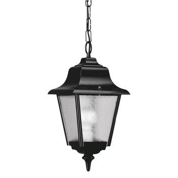 Dopo Lighting - L·mpra De Techo Rob Ip43 E27 M·x. 70w Negro Cristal Mate