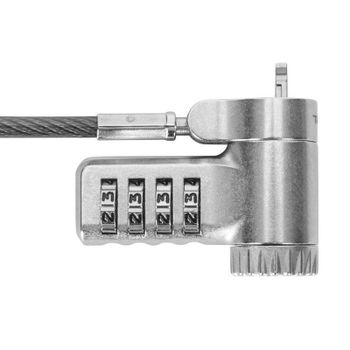 Cable antirrobo Targus ASP96RGLX 2 m Cerradura con combinación Acero galvanizado Plata