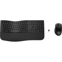 teclado de membrana hp combo 685 comfort dual layout es inalambrico con raton ia y copilot
