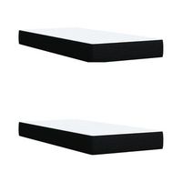 colchon para cama negro material de tela 200x200 cm