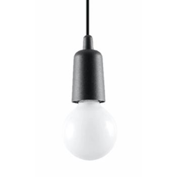 Lámpara colgante tina negro, 1 luz