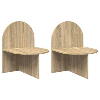 Mesita De Noche 48x49x65 Cm Madera - Marrón