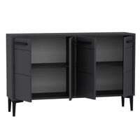 mueble tv stria antracita