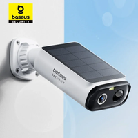 baseus security s1 lite camara de seguridad solar camara inalambrica para exteriores energia continua resolucion 2k 135  camara wifi fov ip67