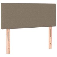 cabecero cama mueble de dormitorio con led de tela 90 x 5 x 7888 cm gris topo m020000971