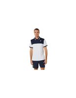 polo de tenis asics court hombre blanco