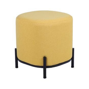 Puf Amarillo Y Negro