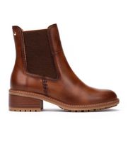 pikolinos para mujer w0d-8792 botines de piel medina marron 41 3 a 5cm cremallera casual
