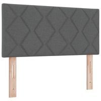 cabecerorpanel de cabecero led gris 90 cm tela