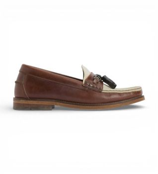 Barbour para mujer. LFO0784 Mocasines de Piel Jen marrón (39), Plano, Ninguno, Casual, Fiesta, Clásico