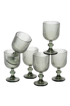 Copa de vino merlot gris  h15xb8xl8cm