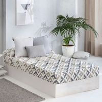 edredon ajustable murcia gris 105cm