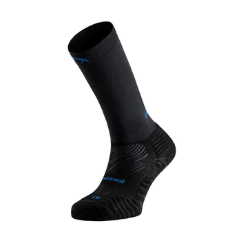Calcetines Lurbel Lane Pro Negro Azul, Talla S