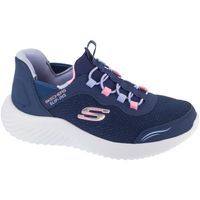 skechers zapatillas slip-ins bounder - simple cut para nina