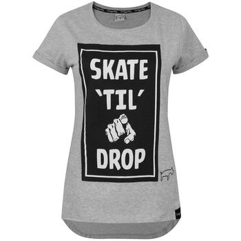 Two Legged Dog Camiseta Skate Til You Drop para mujer