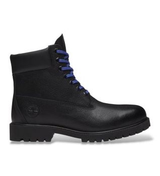 Timberland para hombre. TB0A5RNWEPV1 Botas de piel Heritage negro (43), Plano, Cordones, Casual