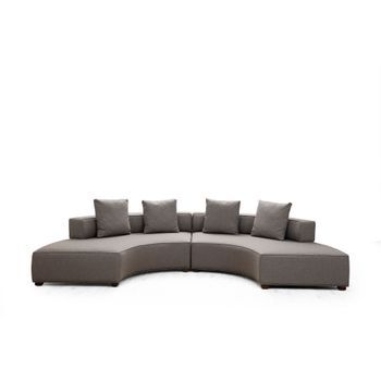 Sofá Rinconera Gondol 2 Chl-sol-chl-sag Gris