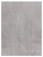 alfombra de piel lelystar gris  80x150 cm