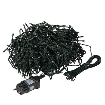 Guirnalda de luces led 36m blanco frío para interior/exterior, 8 modos