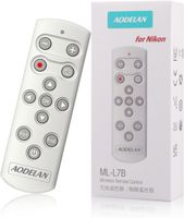 mando a distancia inalambrico blanco para ml-l7b mando a distancia para nikon z5 z30 z6ii z7ii zfc z50 p950 a1000 b600 p1000 reemplaza nikon ml-l7