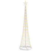 arbol de navidad led con 290 led calido 70 x 70 x 250 cm metal